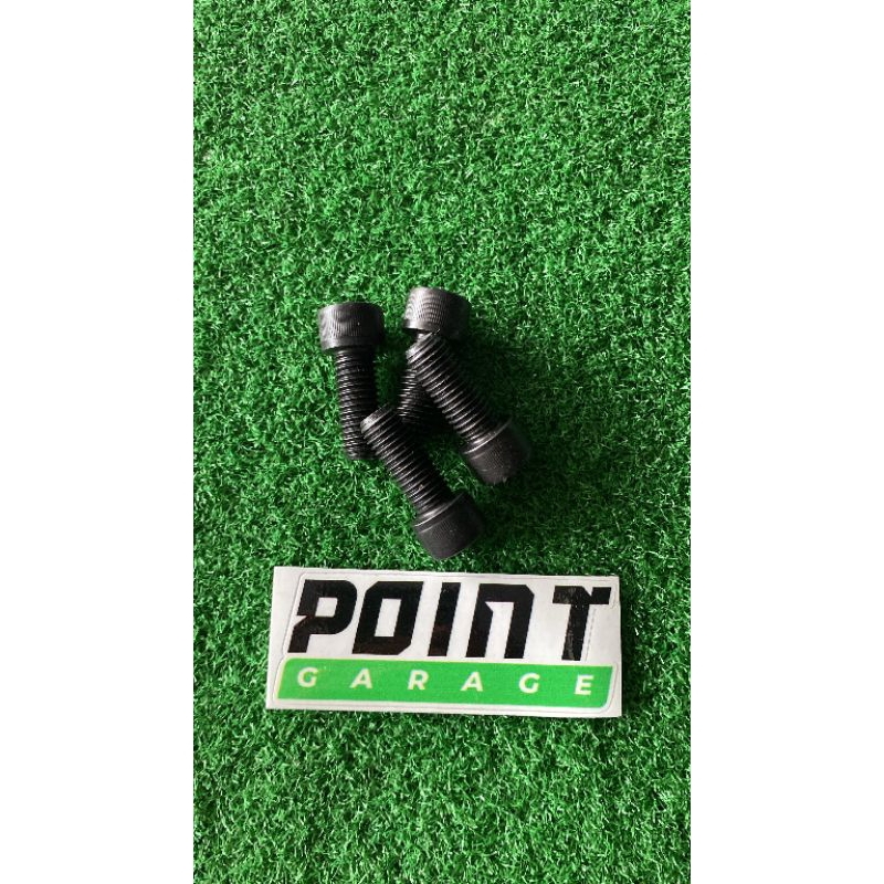 Baut L Baja Hitam Ukuran 12x30