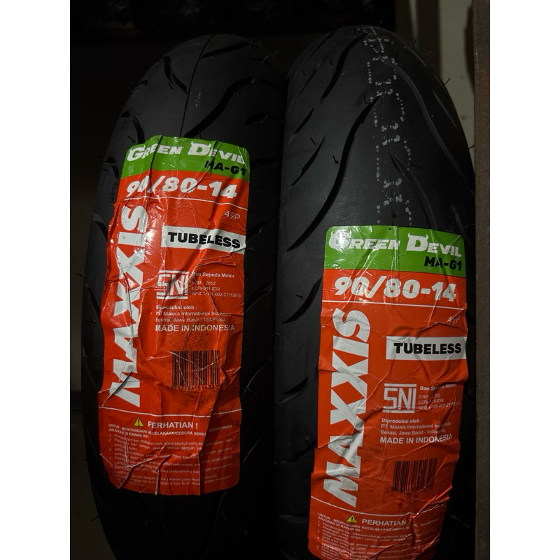 MAXXIS GREEN DEVIL 90/80 RING 14 TUBELESS