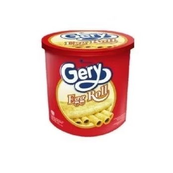 

GERY EGG ROLL 210 g | GERY WAFER ROLL RASA TELUR SUPER RENYAH | STIK ROLL ENAK 100% ORIGINAL