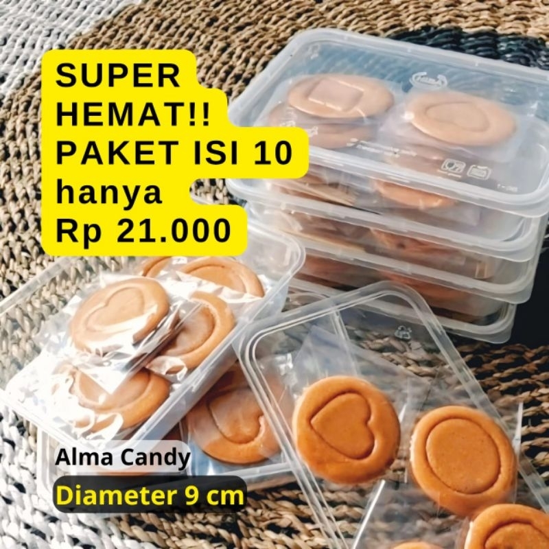 

DALGONA CANDY PAKET ISI 10 - diameter 9 cm - Permen Dalgona Viral Squid Game Korea / permen anak-anak / mainan anak-anak / challenge viral