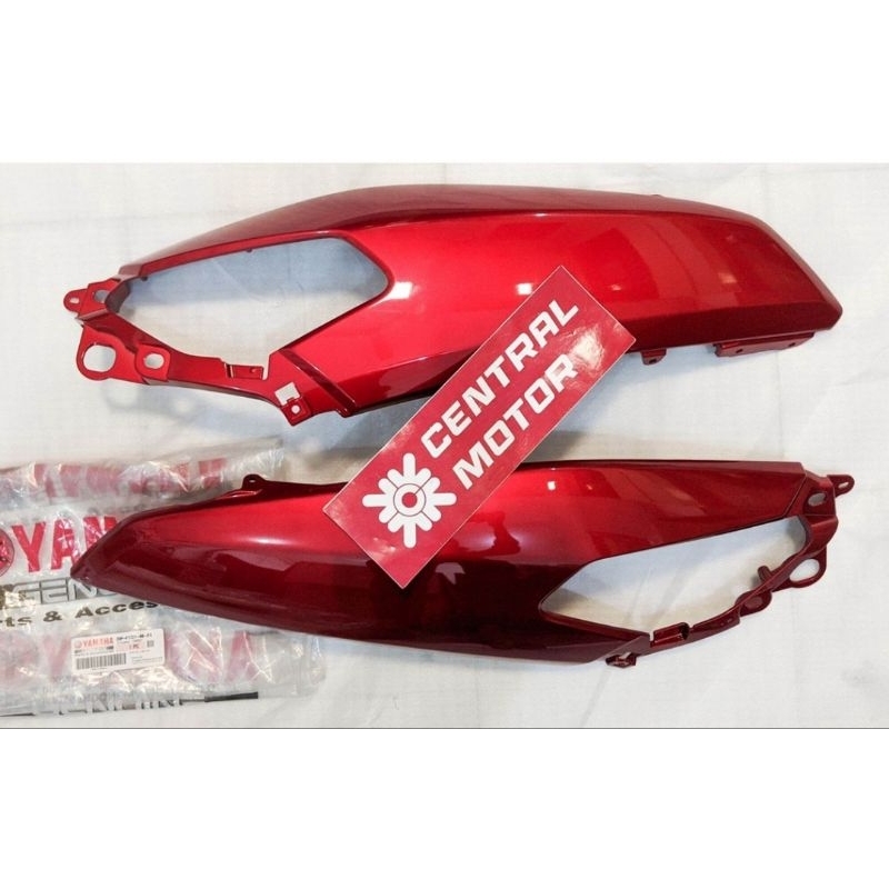 cover body belakang kiri kanan nmax old merah glossy ori yamaha (p3)