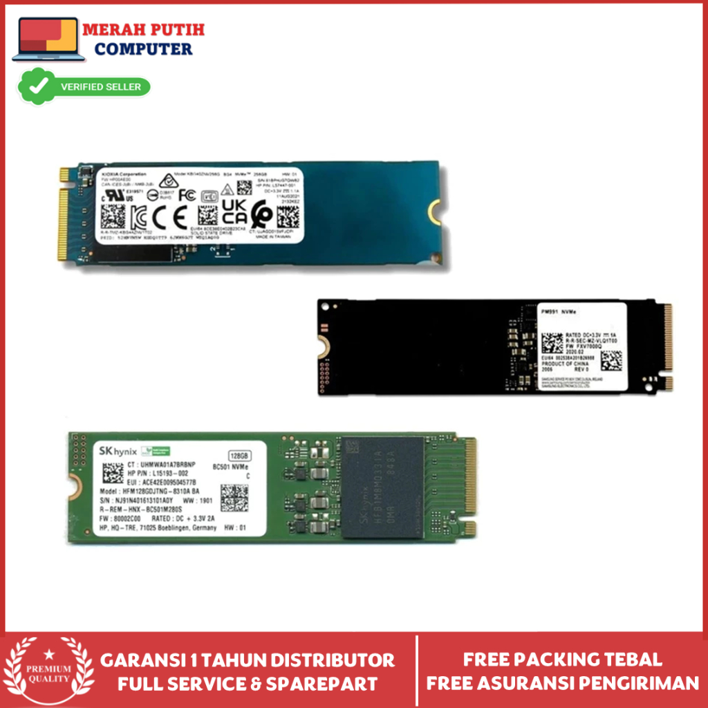 SSD LAPTOP KINGSTON 128GB NVME TERMURAH GARANSI 1 TAHUN