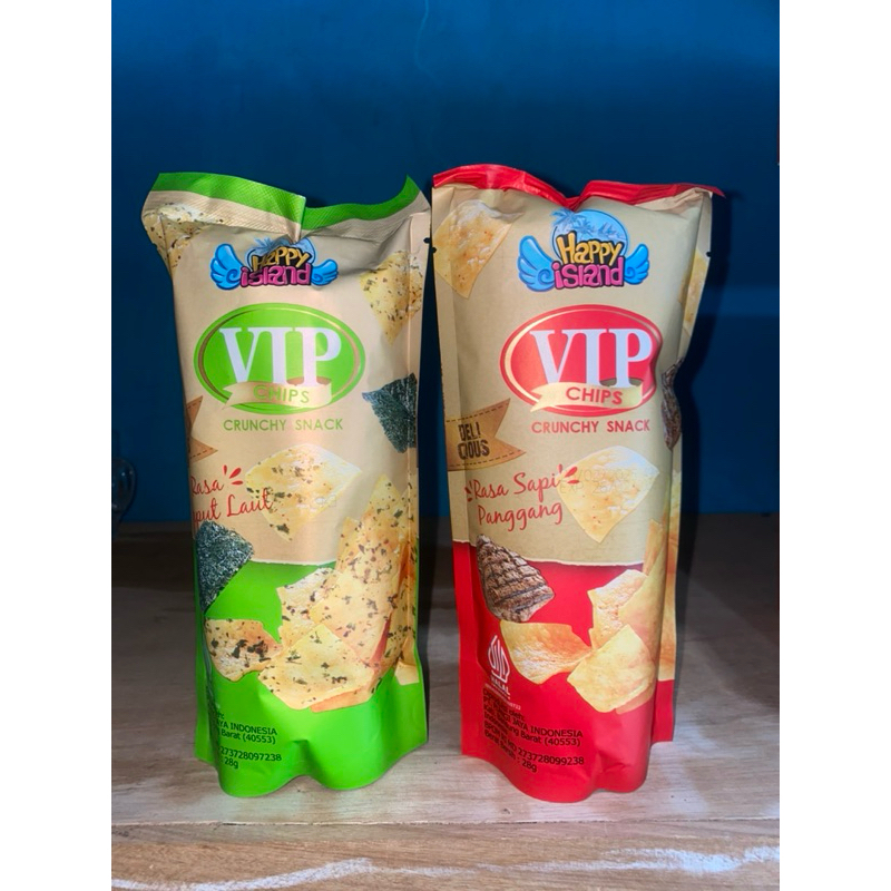 

VIP ISLAND KRIPIK KENTANG GURIH 28gr