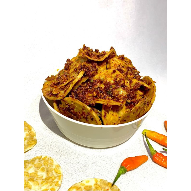 

(SnackyDay) Keripik tempe chili oil 100gr