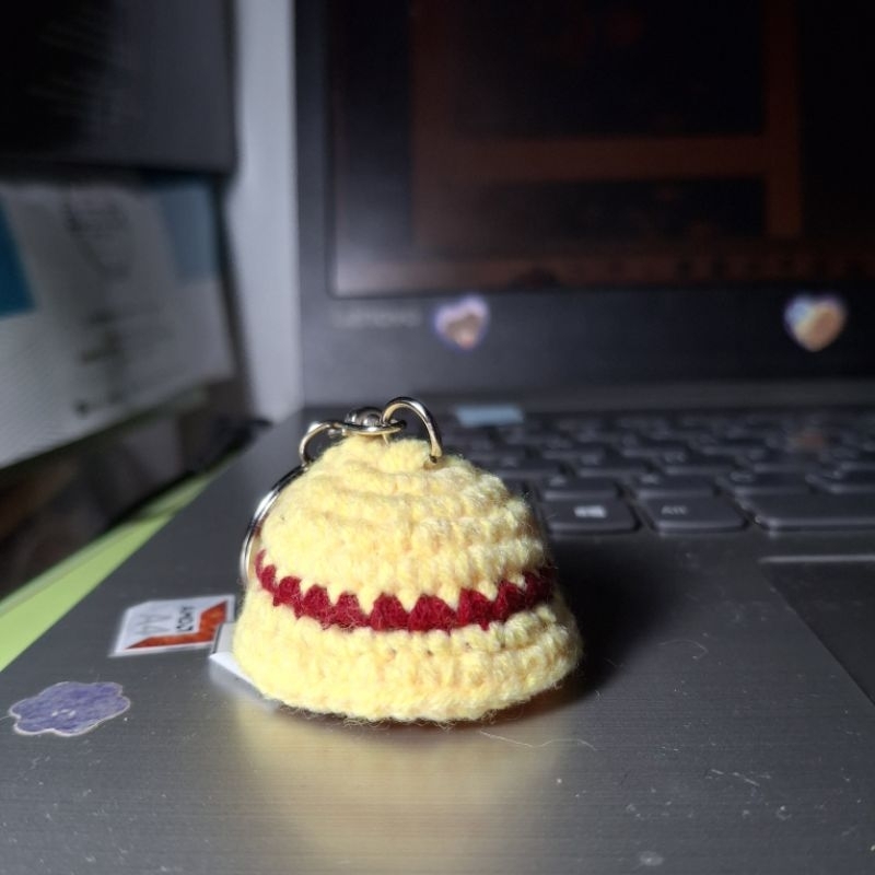 gantungan kunci / ganci / topi luffy