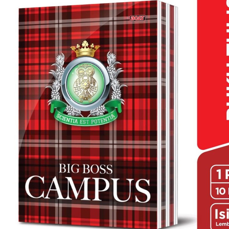 

Buku Tulis Big Boss CAMPUS 36 lembar ( 1 pak Isi 10 )