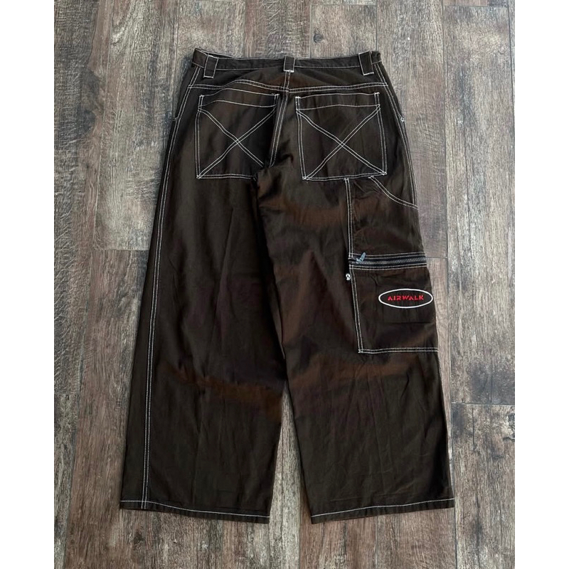 AIRWORK BIG POCKET BAGGY Y2K PANTS NOT JNCO DOGTOWN WUTANG FUBU SHOK
