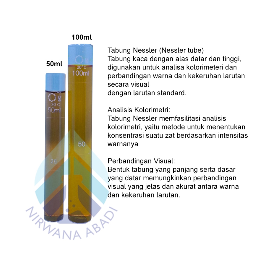Tabung Nessler Kolorimeter RRC, Nessler Tube colorimeter China