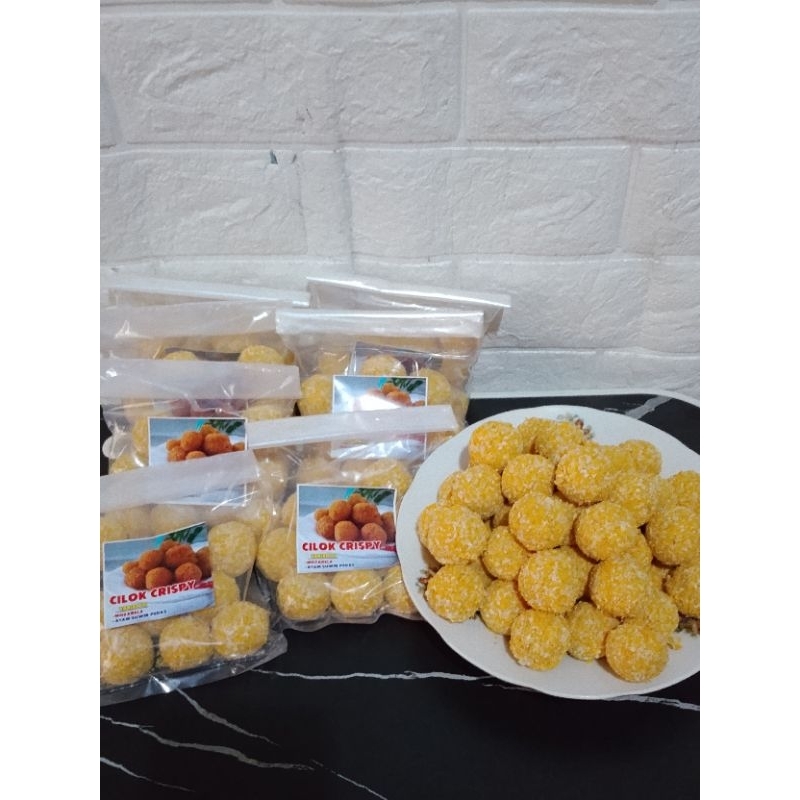 

Cilok crispy ayam suwir/Mozarella/ isi 10 pcs