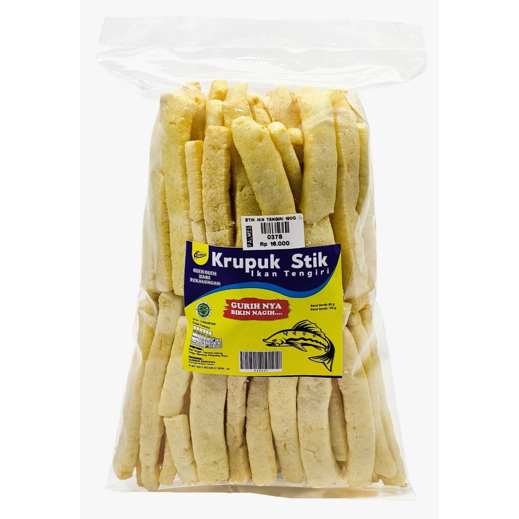 

STIK TENGIRI KERUPUK STIK IKAN TENGIRI