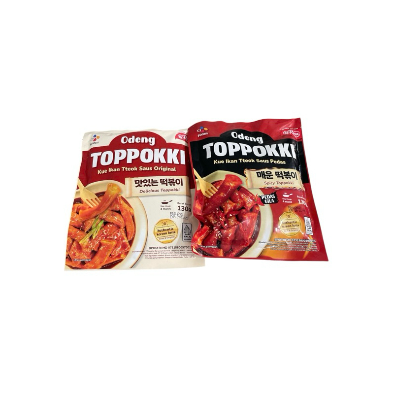 

ODENG TOPPOKKI SAUS ORIGINAL & PEDAS 130 GR