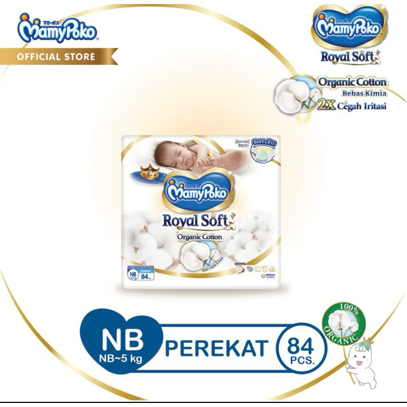 Pampers Mamypoko Royal Soft NB-84 Tape