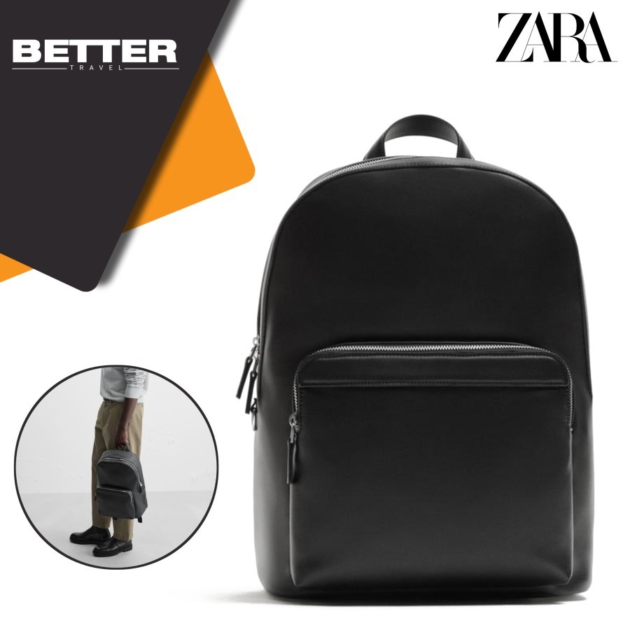 Tas ZARA backpack pria formal casual kantor kuliah tas ransel laptop 13 inch original