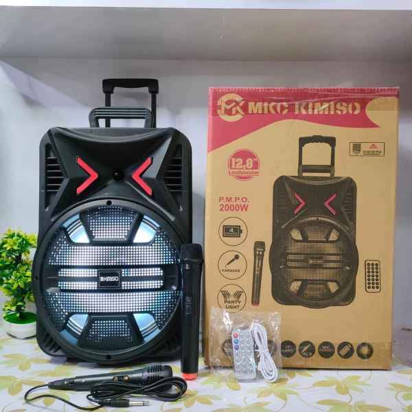 SPEAKER PORTABLE 12 INCH QS 1205 FREE MIC KABEL / speaker 12 inch