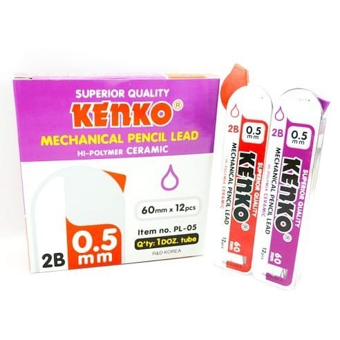 

Kenko Mechanical Pencil Lead 0.5mm/2B Item No.PL-05