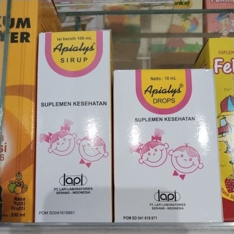 Apialys Syrup/Drop - Vitamin Anak