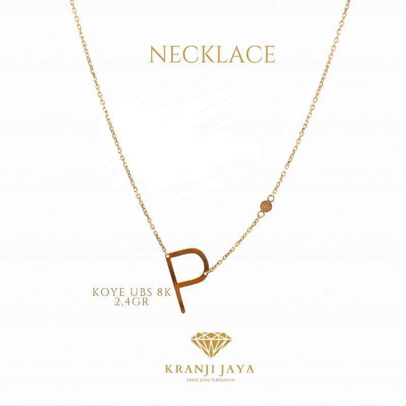 Kalung Koye UBS Huruf P 8K