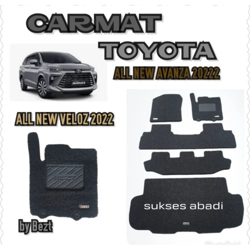 Karpet Mobil Coilmats Toyota Avanza Veloz 2022 Tebal 1.8 cm FULL SET