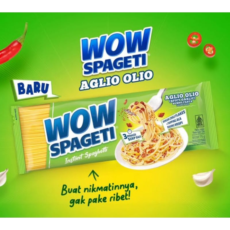 

WOW SPAGETI Rasa CREAMY CARBONARA, BOLOGNESE dan AGLIO OLIO