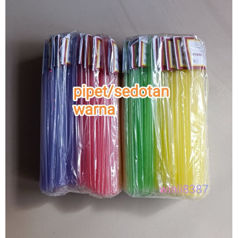 PIPET SEDOTAN WARNA 1 PACK