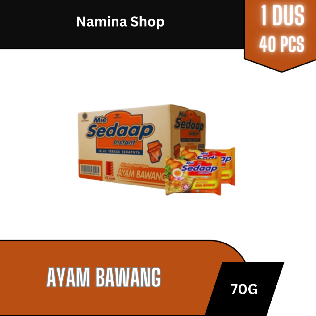 

SEDAAP MIE INSTAN AYAM BAWANG 70G - 1 DUS - BANDUNG