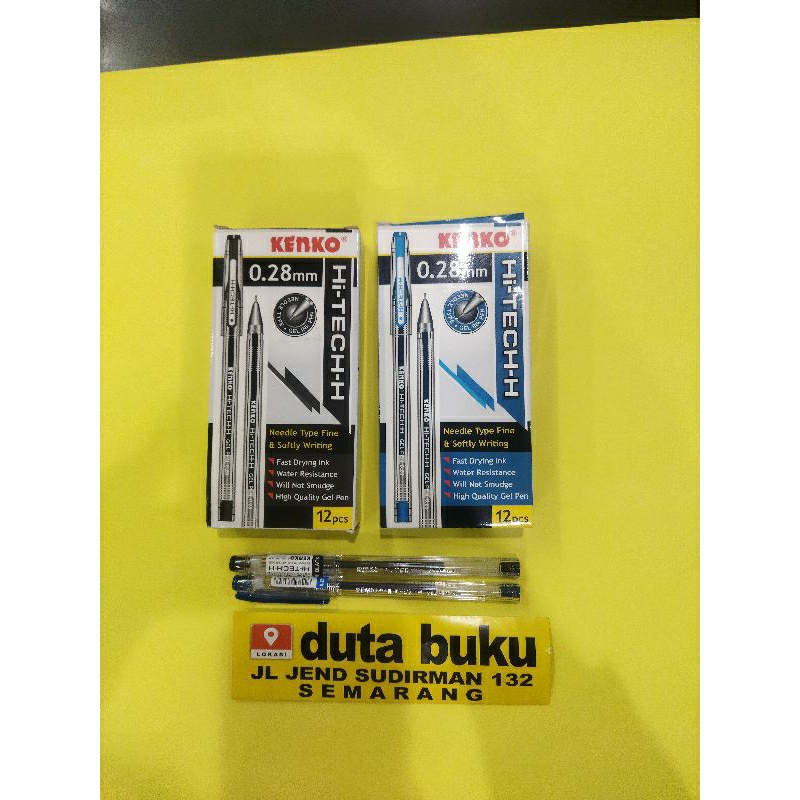 

(1Pcs) Pen Pulpen Bolpoin Gel Pen Kenko Hi-Tech-H 0.28mm