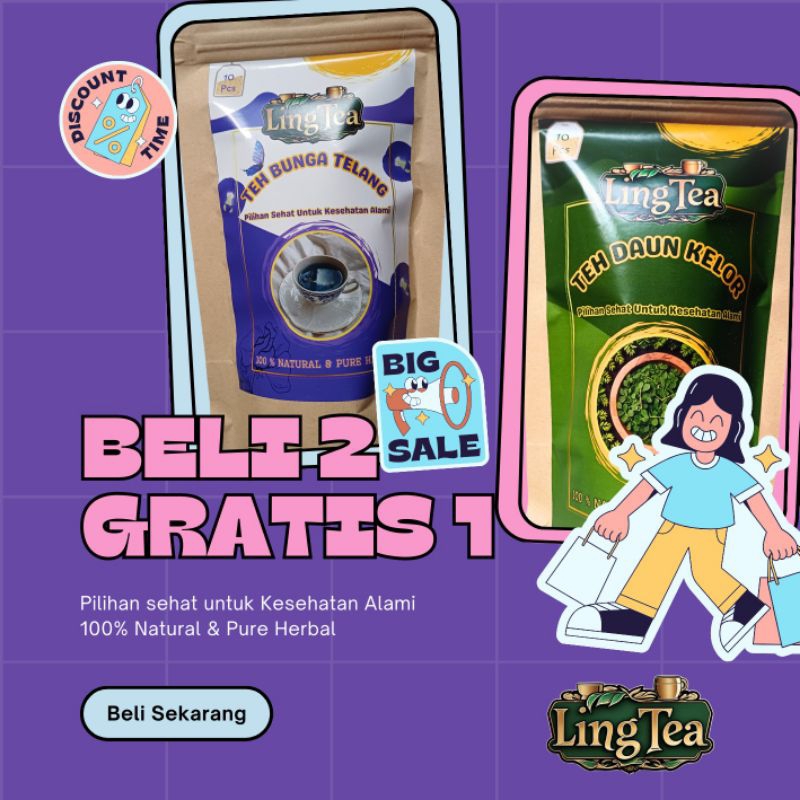 

Promo beli 2 gratis 1.Bundling buy 2 get 1 free