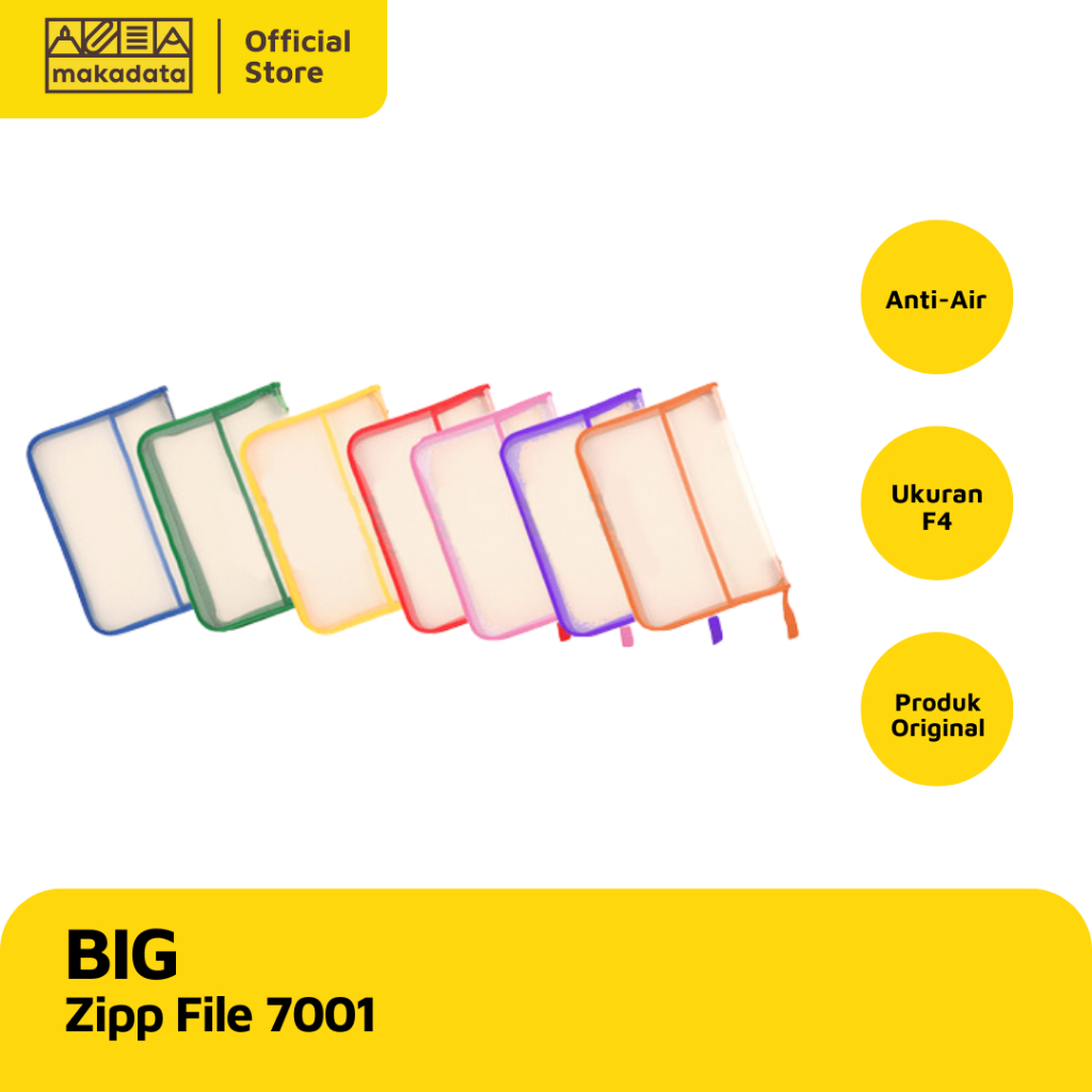 

ZIPP FILE / ZIPPER BAG / MAP DOKUMEN BIG 7001 RESLETING JUMBO MURAH