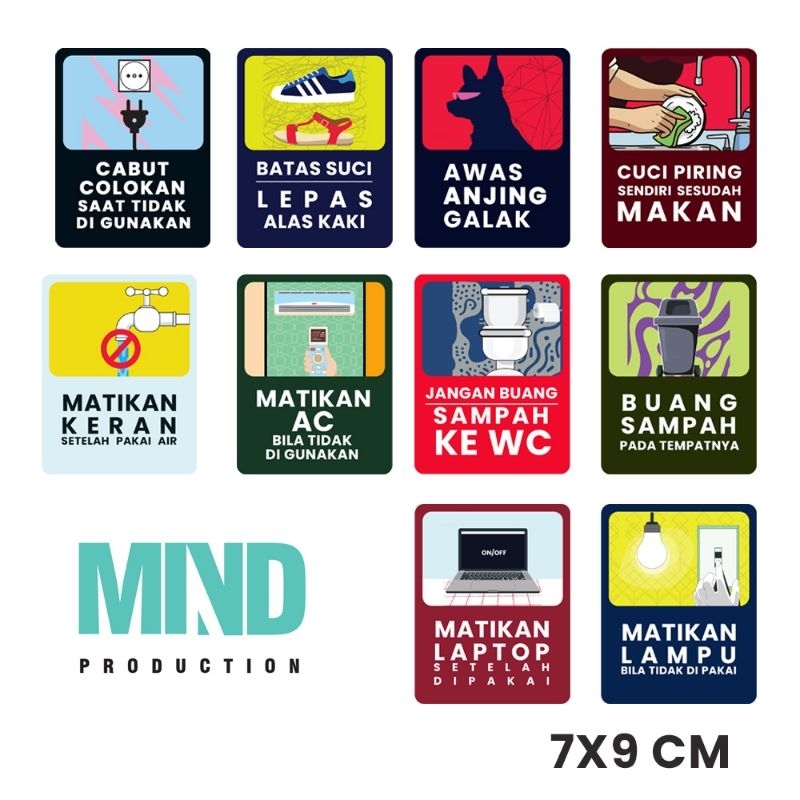 

Stiker Informasi Pop Design