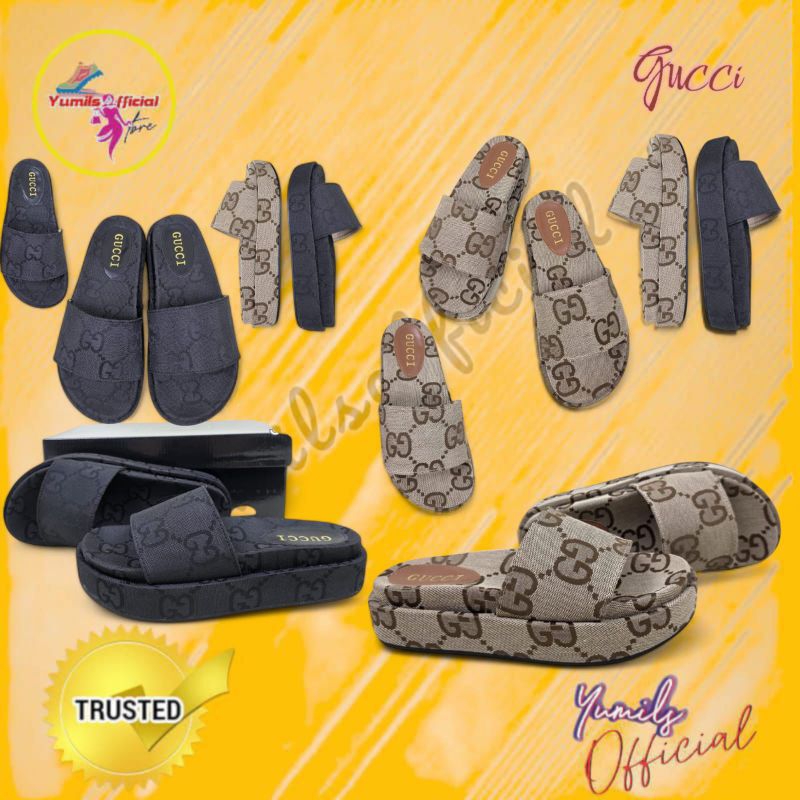 Sandal Gucci Wanita / Sandal Wanita Impor / Vietnam