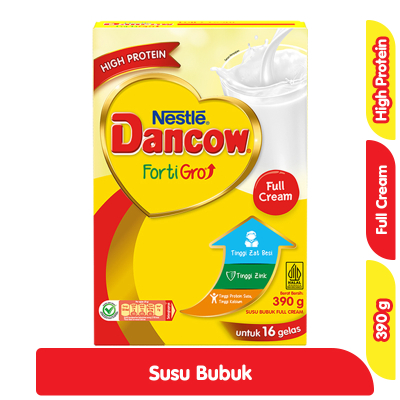 

Dancow FortiGro Cokelat & Full Cream – Susu Bubuk Bergizi untuk Anak Sekolah