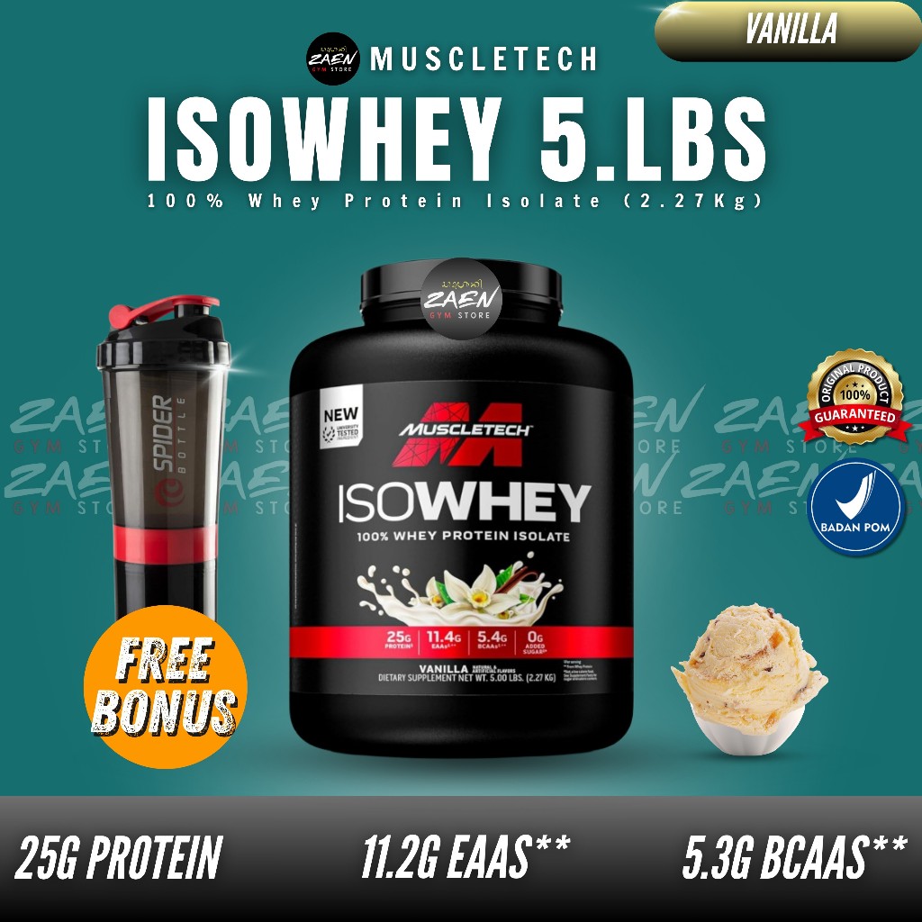 MUSCLETECH ISO WHEY 5 LBS WHEY PROTEIN ISOLATE