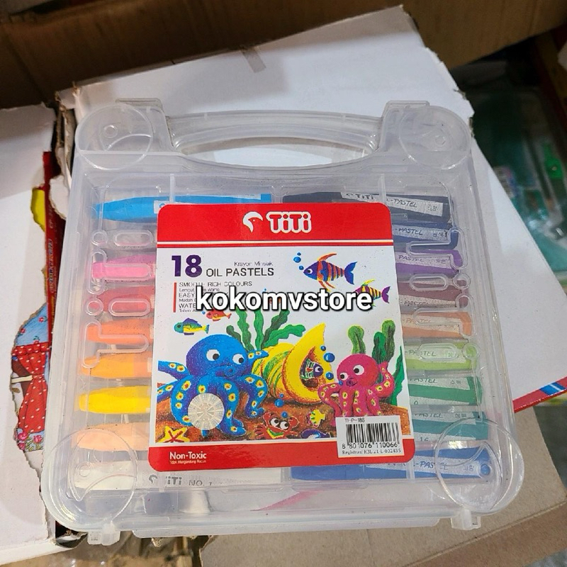 

oil pastel / krayon minyak 18s titi