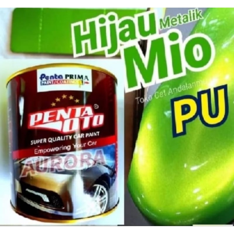 Cat Hijau Yamaha Metalik PU/Cat Hijau Mio Metalik PU