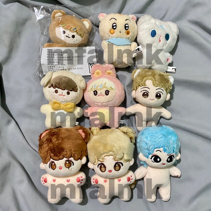[READY] MARK LEE HAECHAN LEE MINHYUNG DONGHYUCK NA JAEMIN LEE JENO DOLL 10CM NCT 127 NCT DREAM SUPER