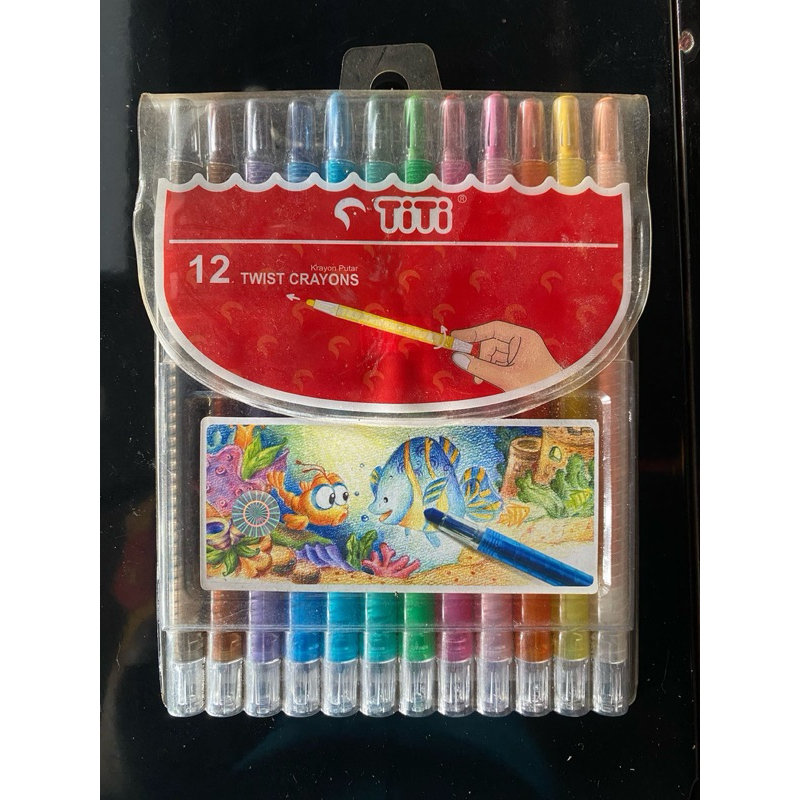 

PROMO!!! Titi Twist Crayons 12 krayon putar