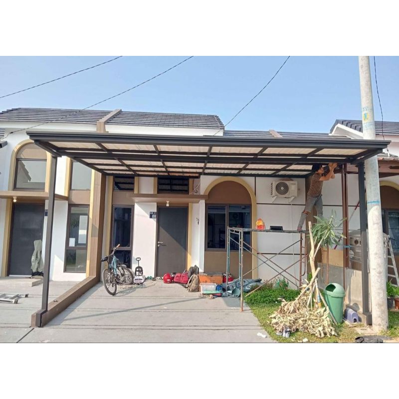 kanopi terpasang bahan dan jasa