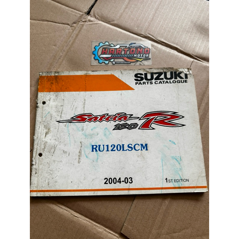 buku part katalog satria hiu original