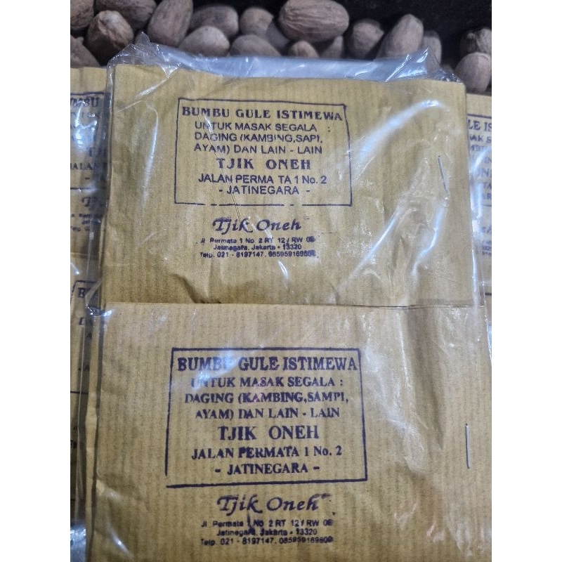 

BUMBU CIONE GULAI PADANG ASLI