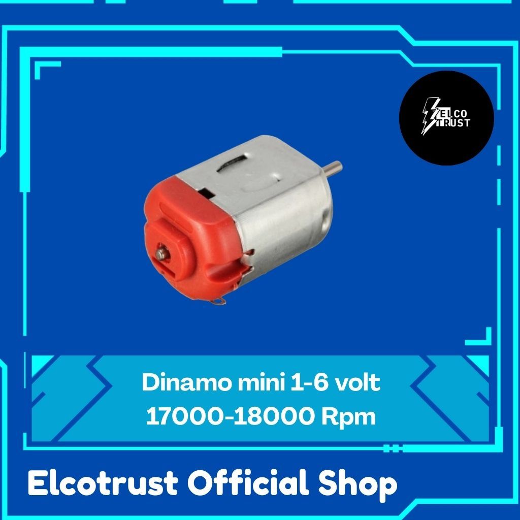 Dinamo mini 1-6 volt 17000-18000 Rpm