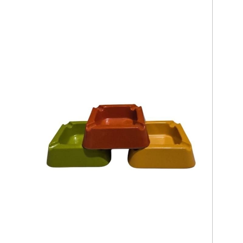 Asbak melamine warna/asbak rokok melamin