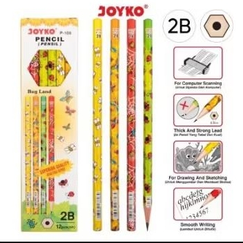 

pensil joyko p-106 2B ecer