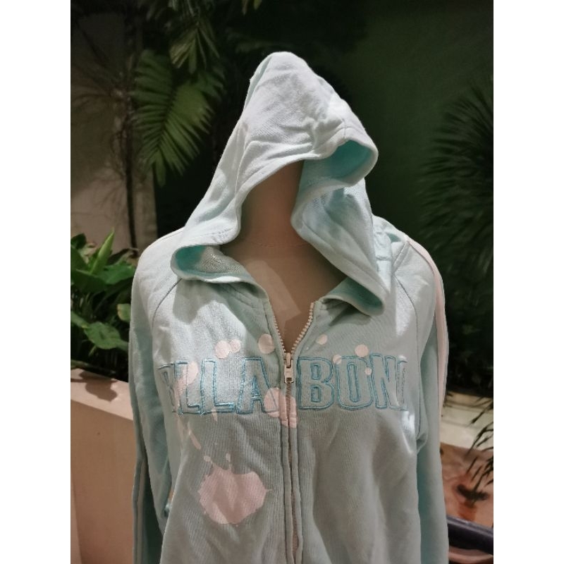 PRELOVED Billabong Original Hoodie Sweatshirt Mint Colour