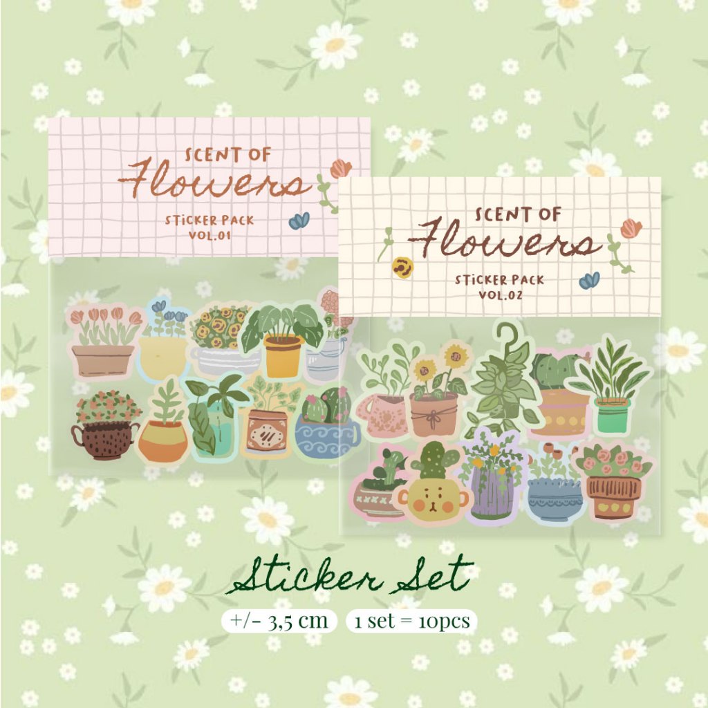 

1 SET Scent of Flowers Sticker | FellinLove