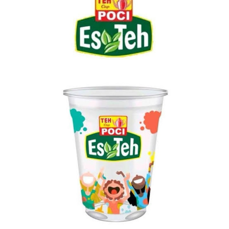 Gelas Teh Poci Cup 16OZ isi 50Cup