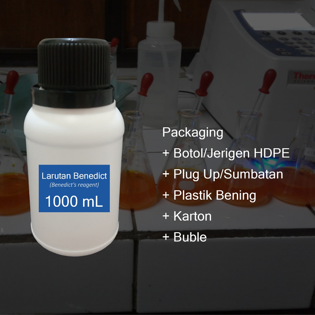 Larutan Benedict 100ml / Benedict's reagent / Benedict's solution / Uji Gula Pereduksi