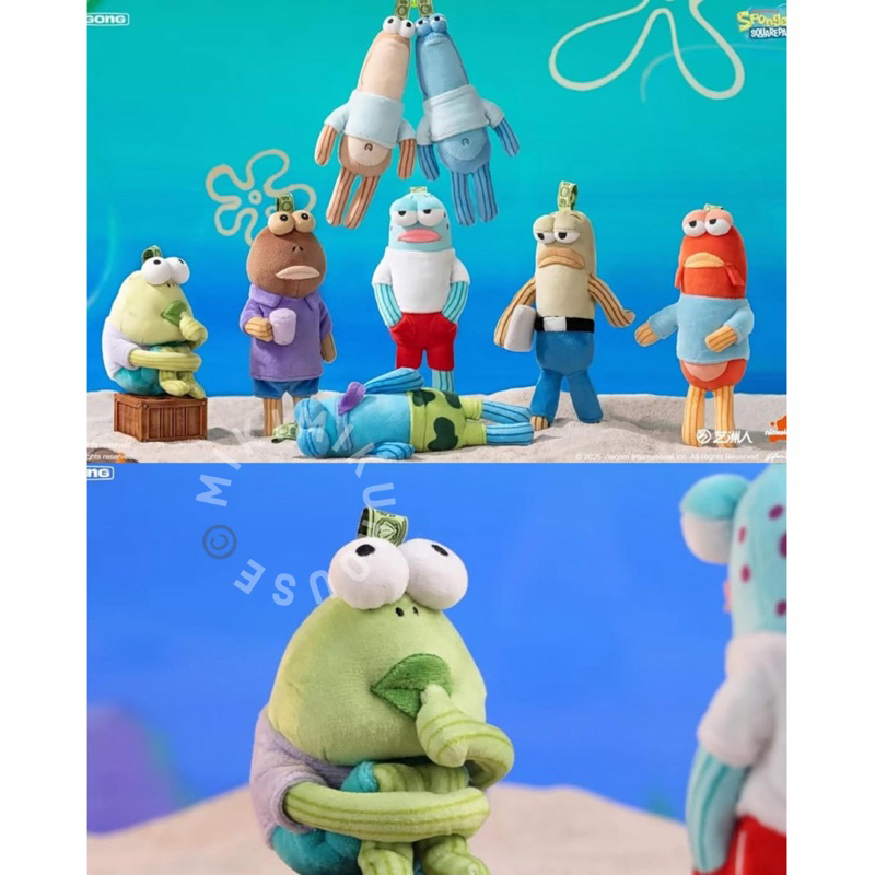POP MART BIKINI BOTTOM BUDDIES POPMART SPONGEBOB SQUAREPANTS ORI BONEKA GANTUNGAN TAS DOLL PLUSH