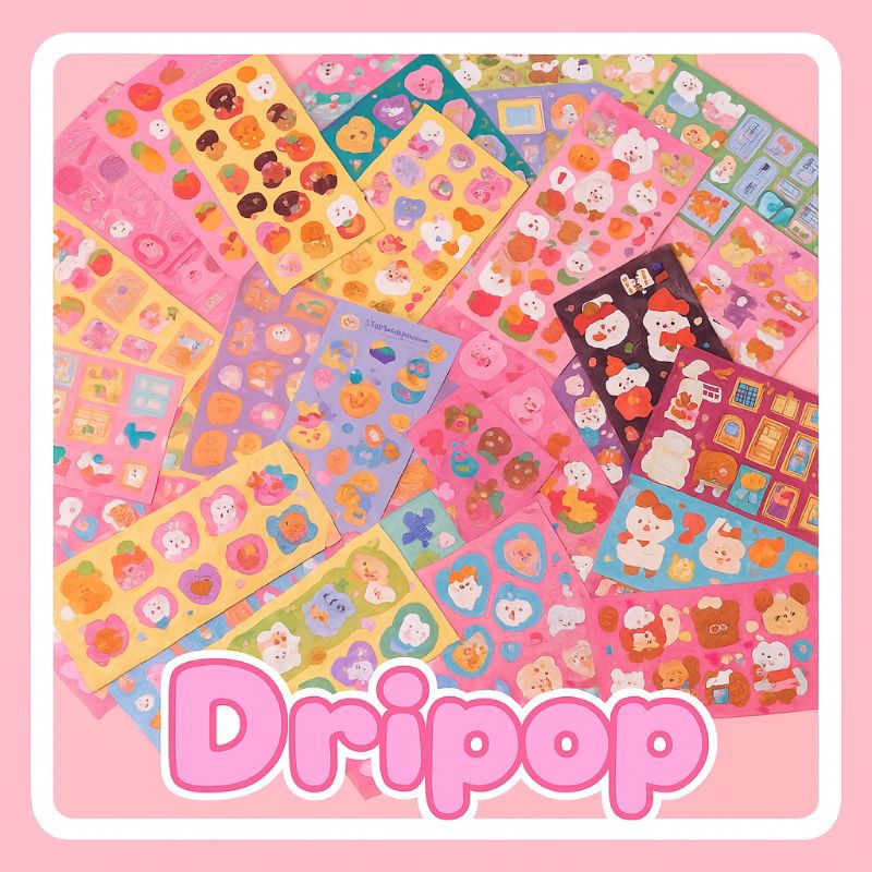 

100 pcs Stiker pack DIY Gantungan akrilik Dekor sleece Photocard Kpop