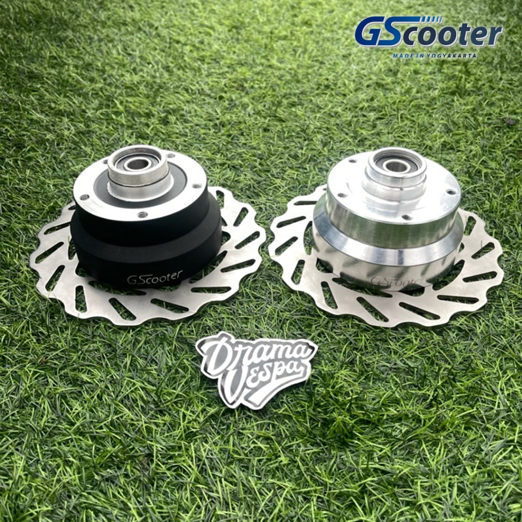 Hub Adaptor Depan Cakram Vespa Excel PX as besar GScooter untuk Velg Ring 12