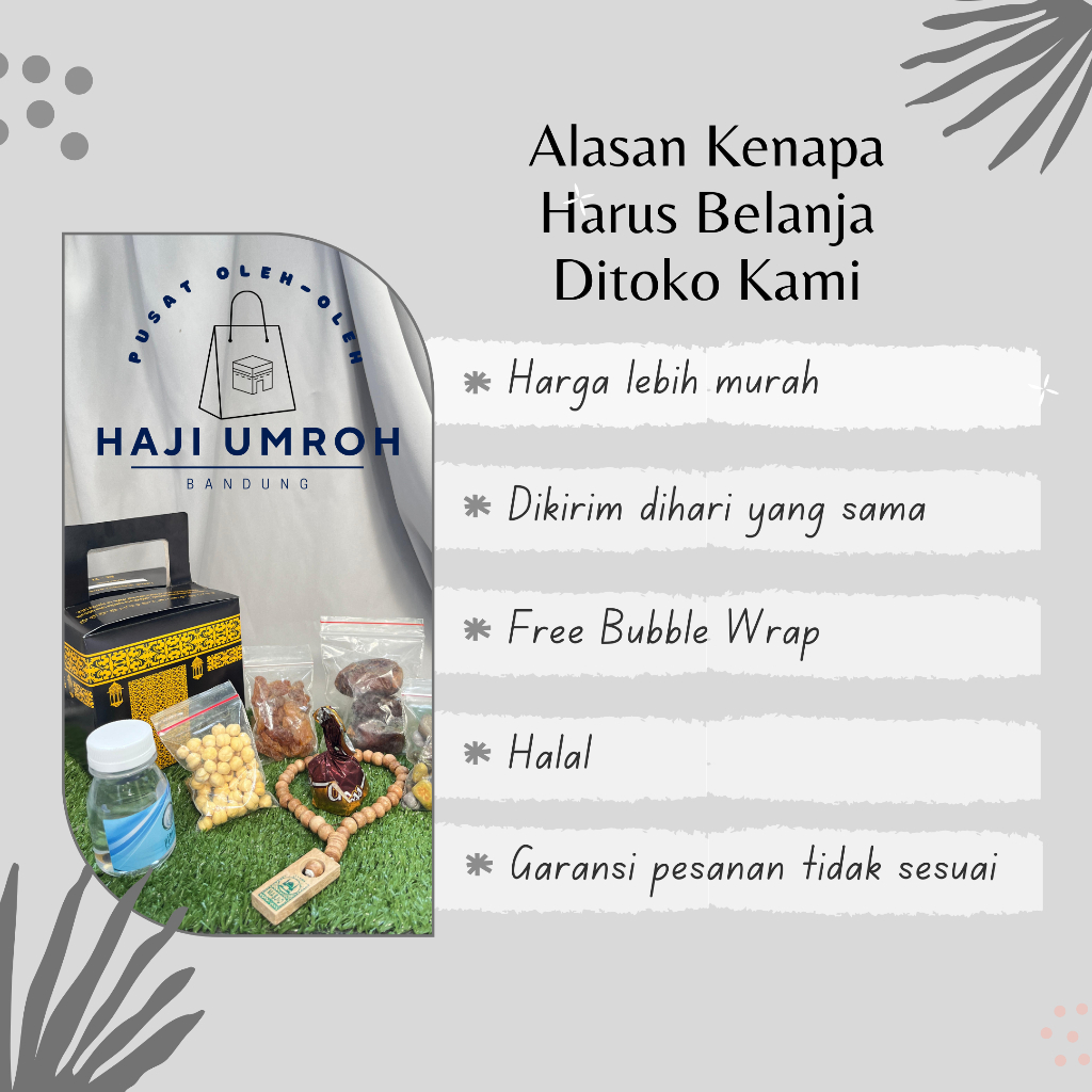 

NOB Paket 50pcs Oleh Oleh Haji dan Umroh Dus Tali Tenteng Air Zamzam